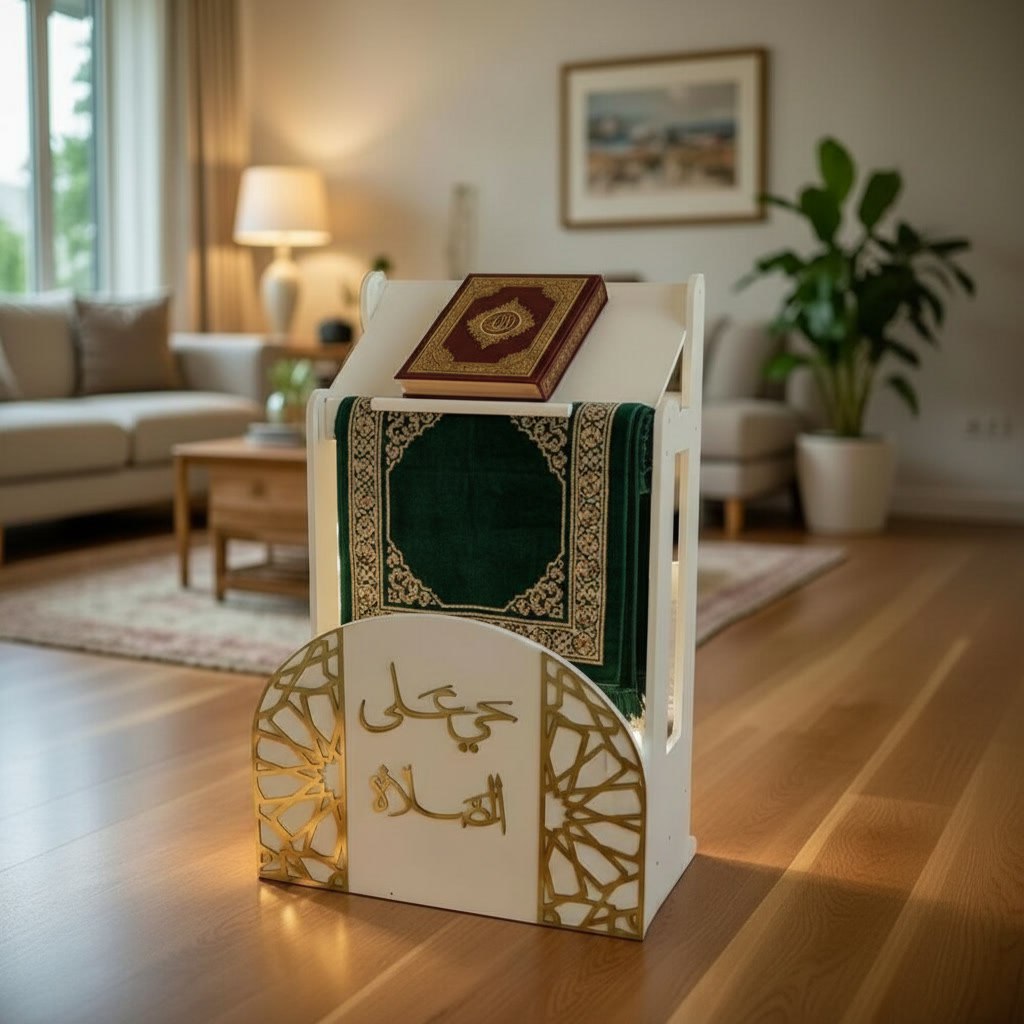 ركن الصلاة حامل مصحف و السجادة
